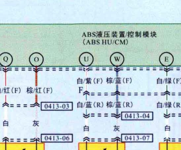 2010年海马3 ABS电路图