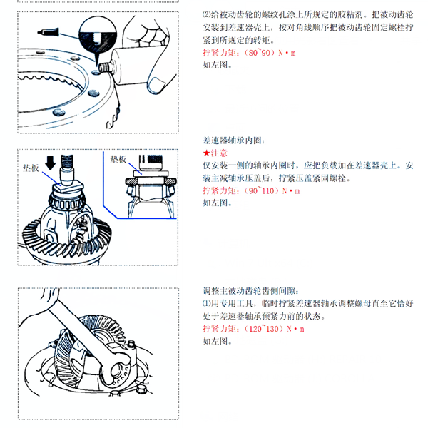 2019年领主差速器维修手册