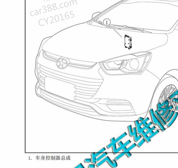 2015江淮瑞风BCM位置