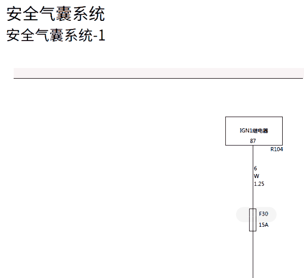 2020哈佛M6安全气囊电路图与针脚