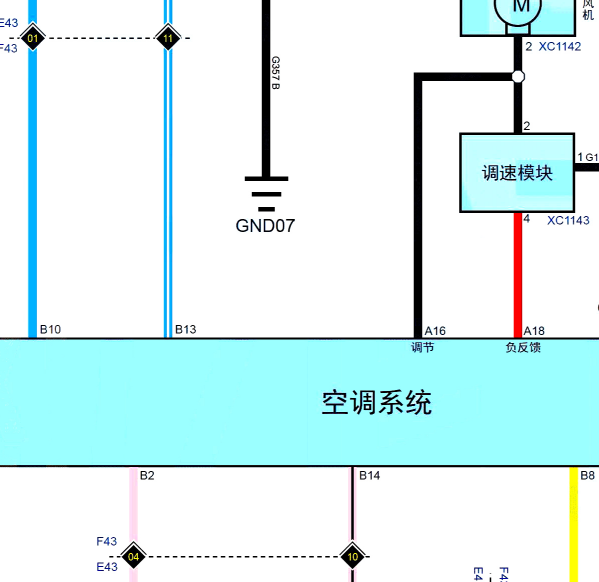 2020年长城炮空调电路图