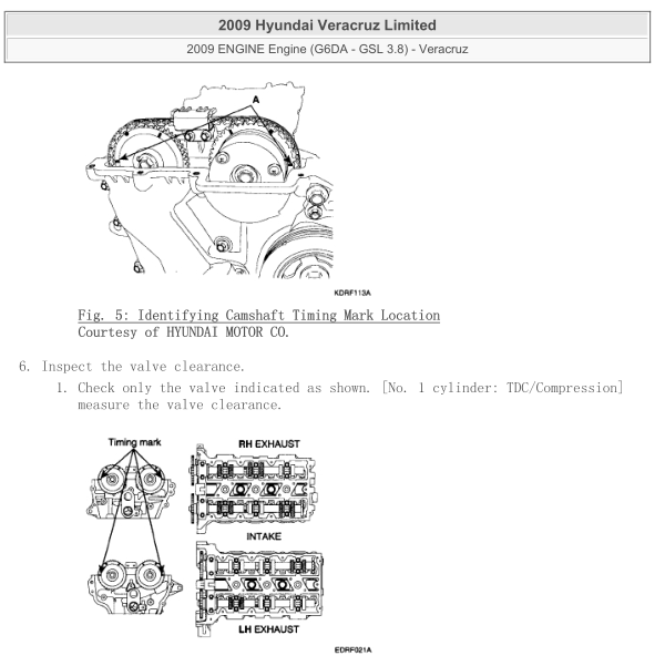 2009年维拉克斯发动机正时资料