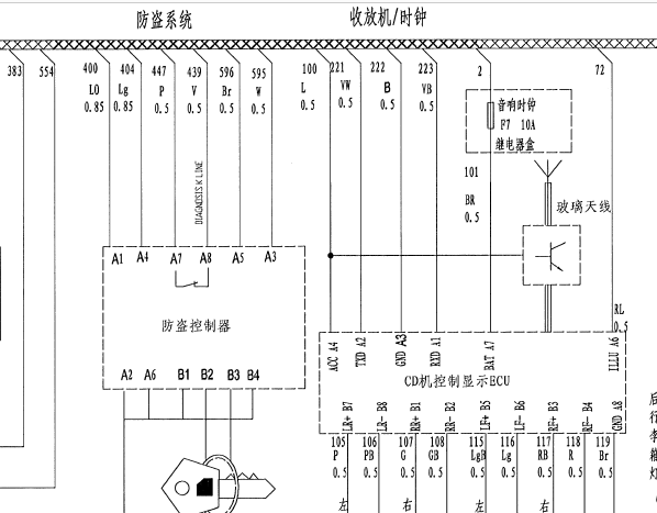 2008年众泰5008电路图