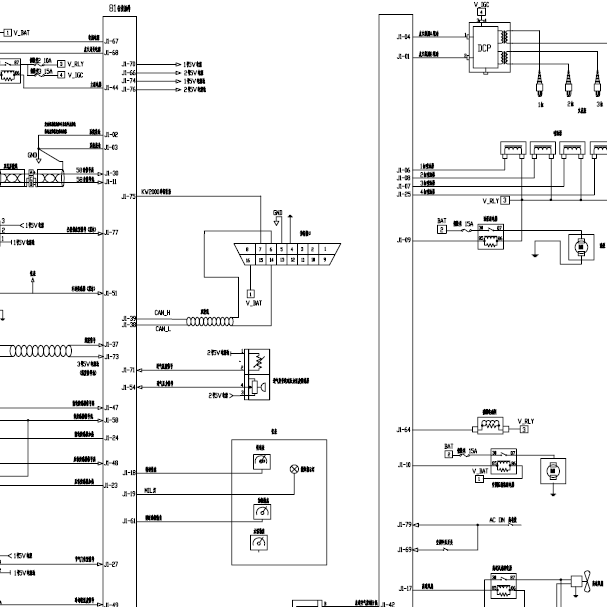 MT22.1  V19发动机电路图