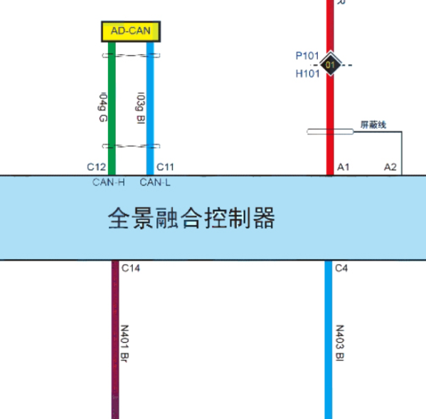 2020年哈佛H6全景360电路图