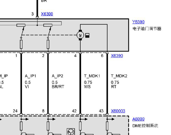 宝马X5发动机电路图