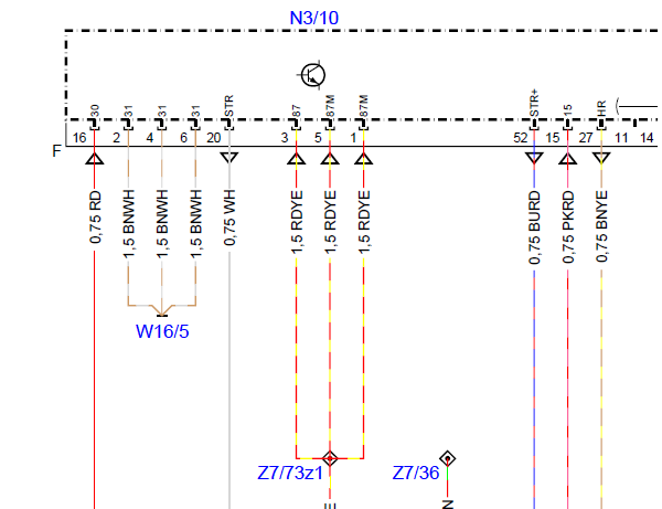 2015年奔驰E260L发动机和变速箱线路图