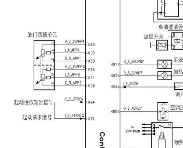 D19TCI发动机电路图