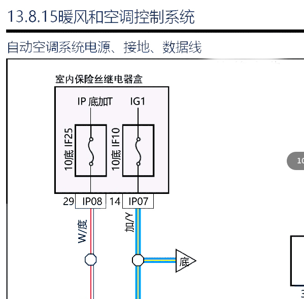 2020年帝豪GL空调电路图