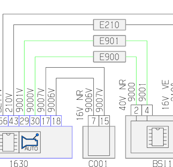 2007年标致307变速箱电路图