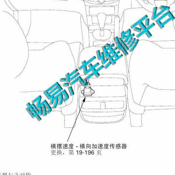 本田雅阁加速度传感器位置