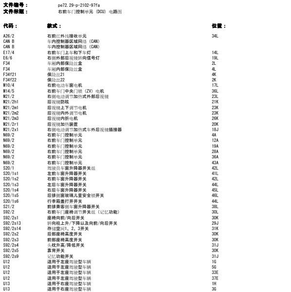 2005年奔驰C200遥控相关电路图