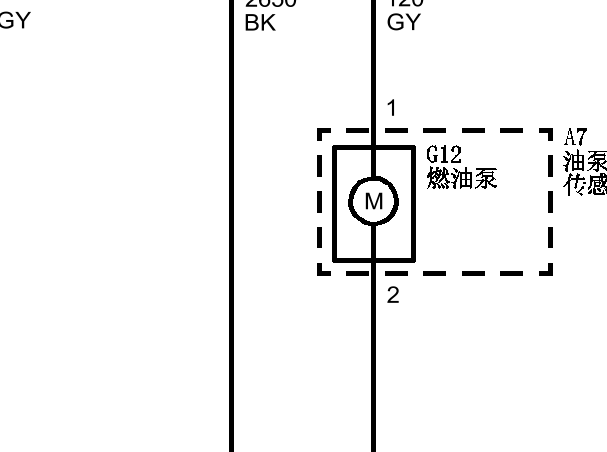 2014-2015年雪佛兰迈锐宝油泵电路图