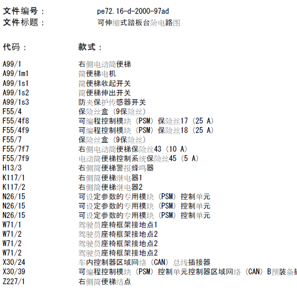 2013年奔驰凌特电动踏板电路图.