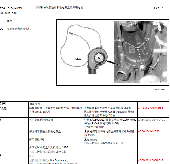 2010年威霆M2/2模块位置