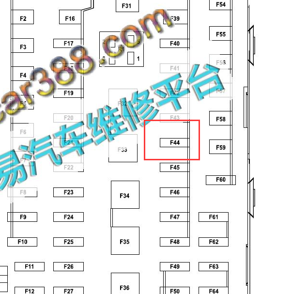 2015年江铃全顺点烟器保险位置
