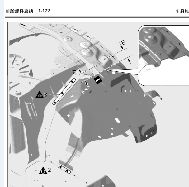 2020年小鹏P7前舱维修