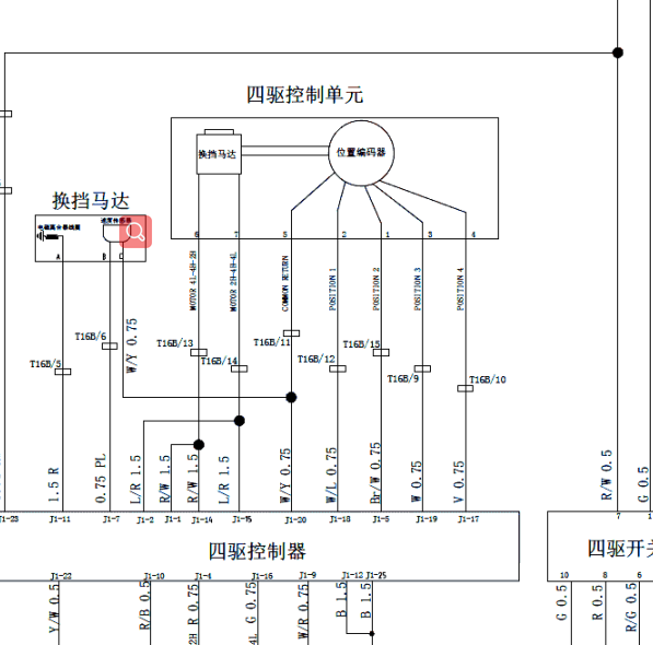 2017年黄海N1四驱电路图