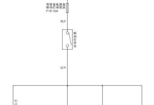 英致G3刹车灯开关电路图