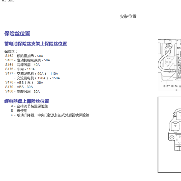 2008年大众宝来保险丝分配资料