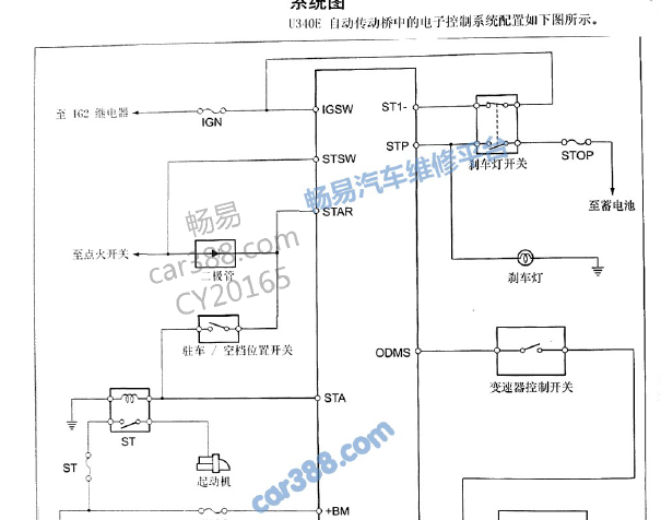 威驰变速箱电路图