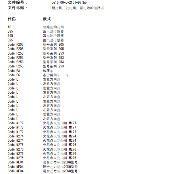 奔驰GLC300起动电路.