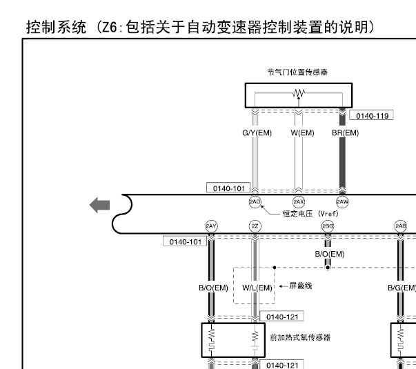 马自达3发动机电路图