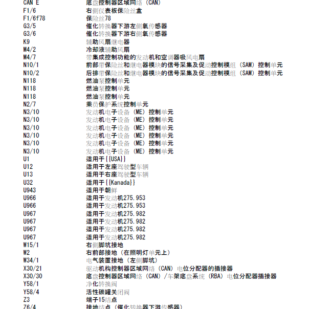 2008年奔驰S600发动机电路图