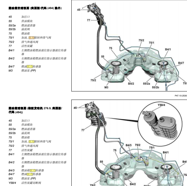2013年奔驰ML350发动机模块位置