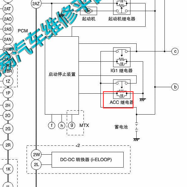 2015年马自达阿特兹ACC继电器
