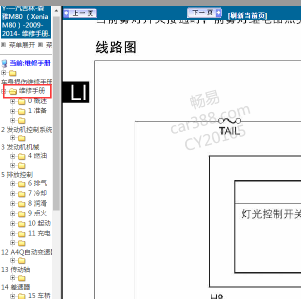 2009年M80电路图