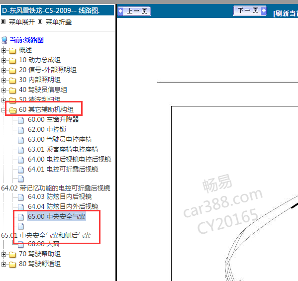 2009年东风雪铁龙C5气囊位置