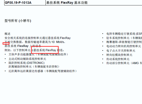 奔驰E300L部件位置