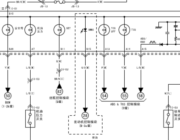起亚赛拉图仪表和发动机电路图