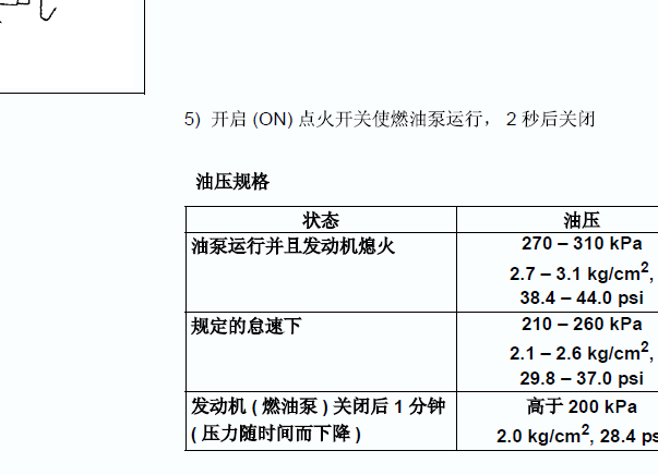 铃木吉姆尼燃油压力资料