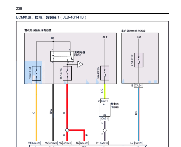 2020年吉利帝豪JLB-4G14TB发动机电路图