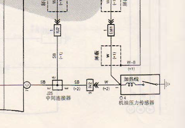 2004年丰田酷路泽4500机油压力传感器