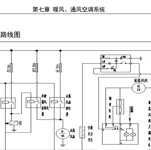 2017-2019 东风小康K02空调电路图