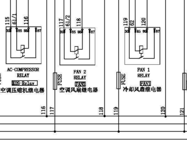 长安474发动机电路图