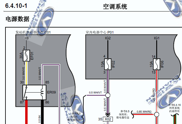 长安CS35空调电路图