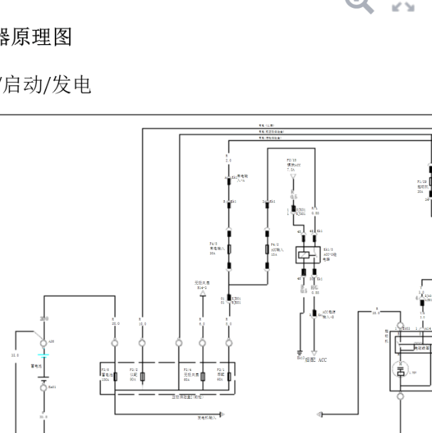 2019年 比亚迪宋MAX 启动电路图