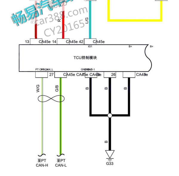 2020年吉利嘉际变速箱电路图