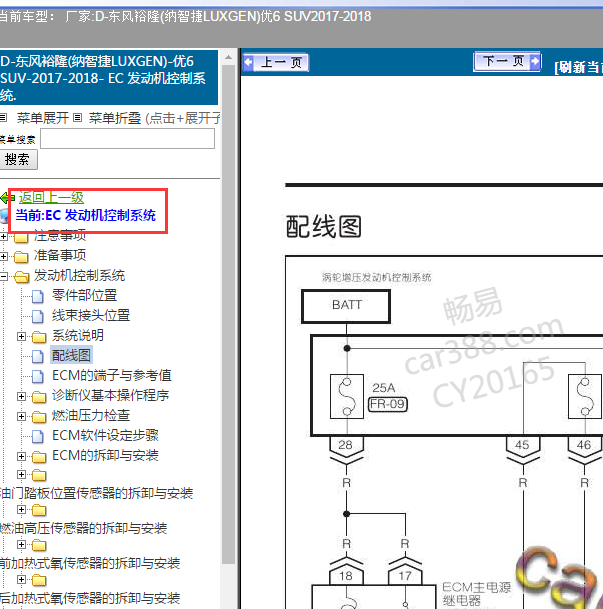 2016-2017年纳智捷U6 发动机资料