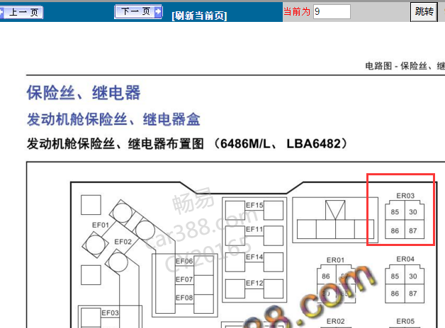 2015-2016年猎豹Q6油泵继电器位置