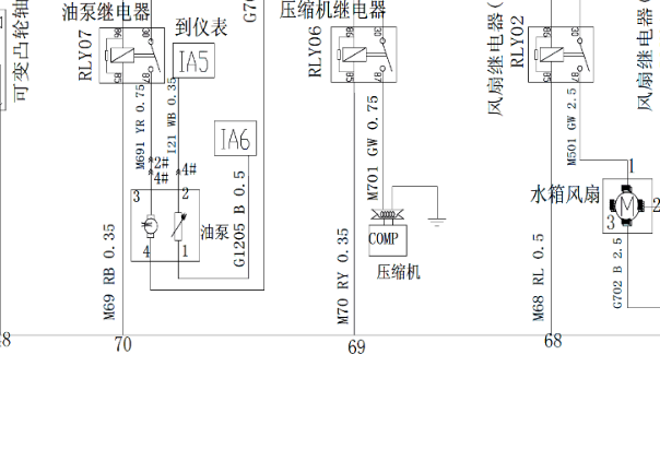 2017年众泰Z300压缩机电路图
