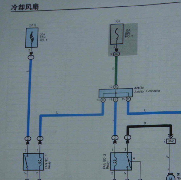 丰田锐志5GR冷却电路图