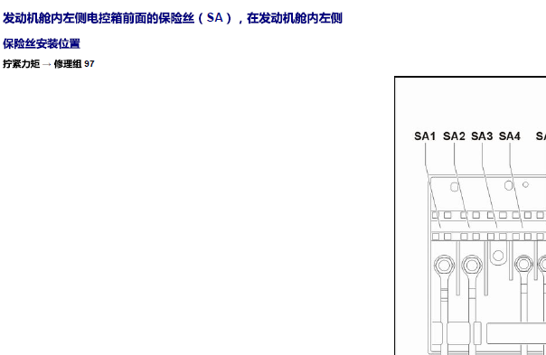 2016年大众途观保险丝分配资料