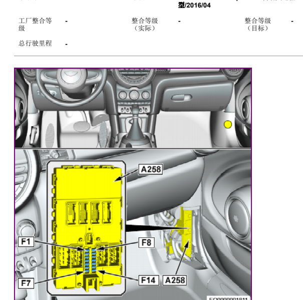 2016年宝马MINI CAS模块位置