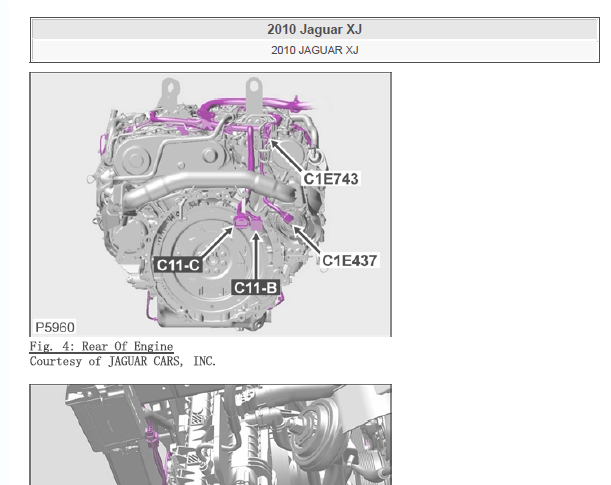 2010年捷豹XJ全车元件位置资料