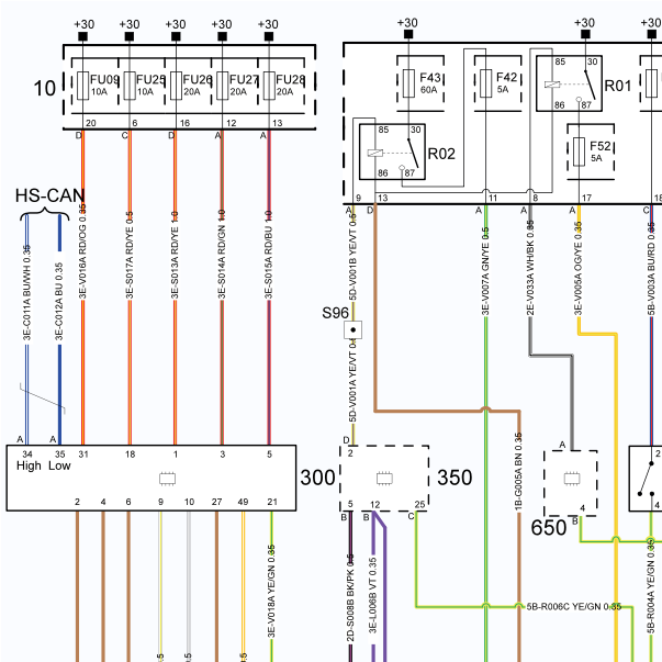 2019年观致5变速箱电路图